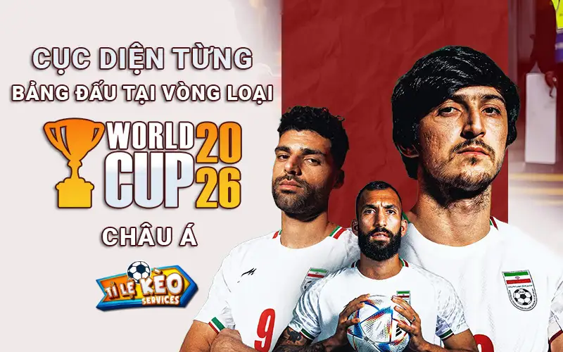 Cục diện vòng loại world cup 2026 Châu Á