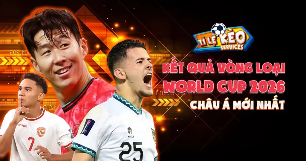 kết quả vòng loại world cup 2026 châu á