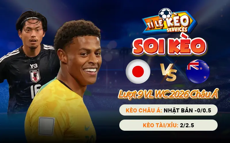 Soi kèo Nhật Bản vs Úc